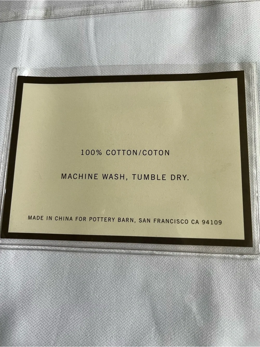 Pottery Barn White Hotel Dinner Napkin Set - Neutral White